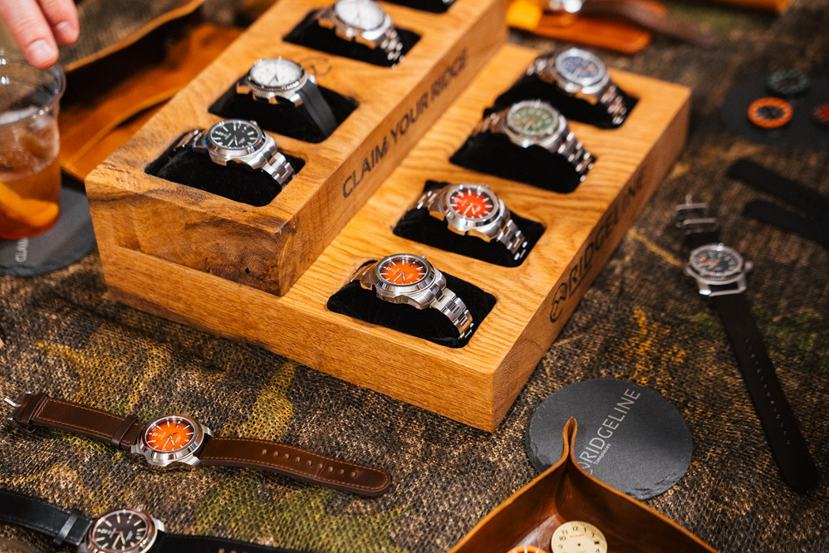 Ridgeline Timepieces Makes Its Public Debut at Wheels | Watches | Whiskey in Bryan, Texas